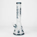 FOGGX | 14" Sandblasted Frosted Small Skull Beaker Glass Water Pipe – 7mm Thick [FT1649ATS] | Jupiter Grass