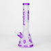 FOGGX | 14" Sandblasted Frosted Small Skull Beaker Glass Water Pipe – 7mm Thick [FT1649ATS] | Jupiter Grass