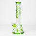 FOGGX | 14" Sandblasted Frosted Small Skull Beaker Glass Water Pipe – 7mm Thick [FT1649ATS] | Jupiter Grass
