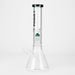 FOGGX | 14" Glass Water Pipe with Percolator [FT187] | Jupiter Grass