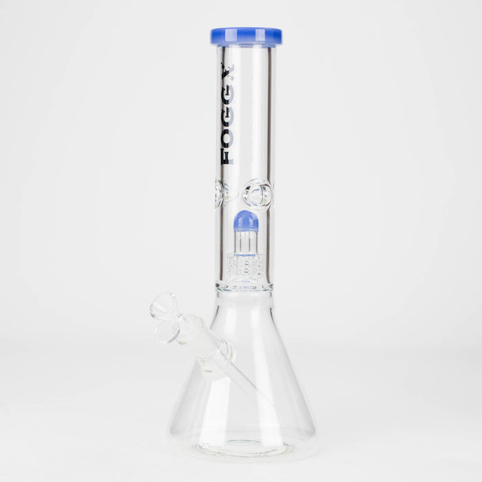 FOGGX | 14" Glass Water Pipe with Percolator [FT187] | Jupiter Grass