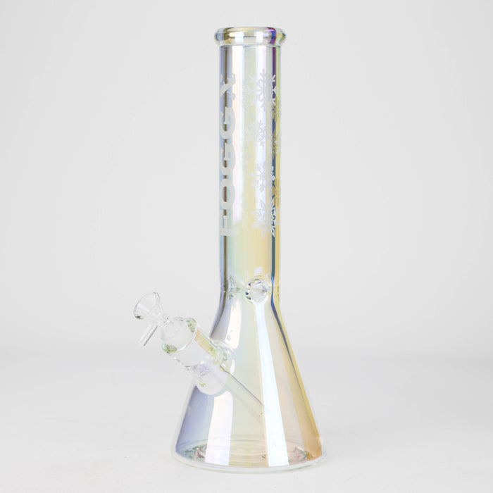 FOGGX | 14" Glass Water Pipe [FTLL01] – 7mm | Jupiter Grass