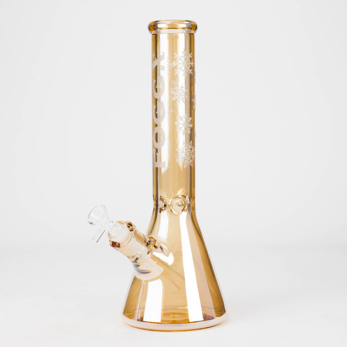 FOGGX | 14" Glass Water Pipe [FTLL01] – 7mm | Jupiter Grass