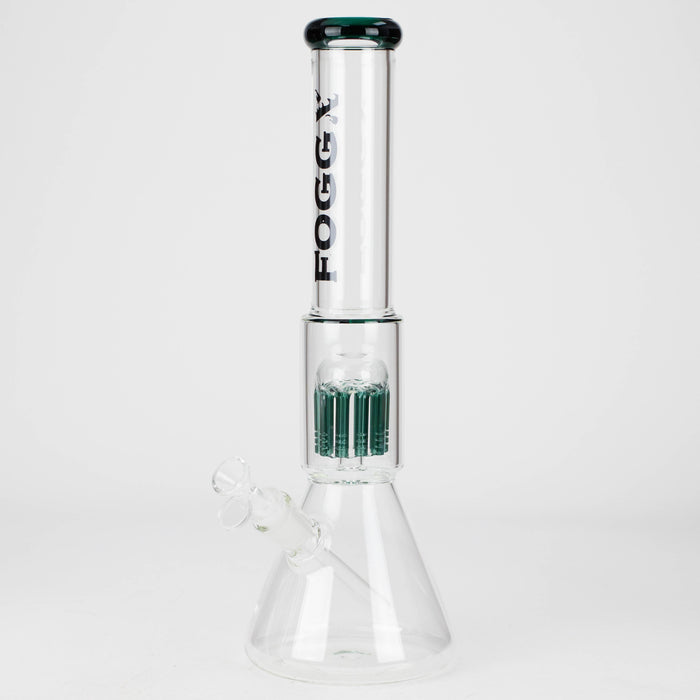 FOGGX | 17" Pirelli Percolator Glass Water Pipe [FT1896 ATS] | Jupiter Grass