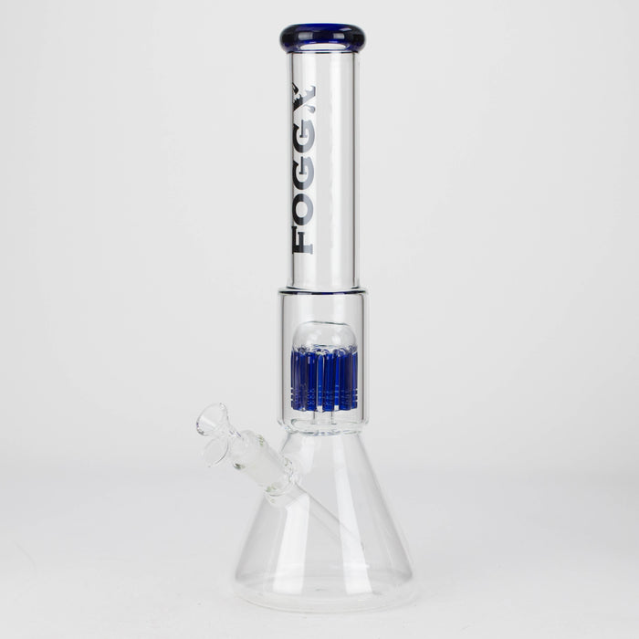 FOGGX | 17" Pirelli Percolator Glass Water Pipe [FT1896 ATS] | Jupiter Grass