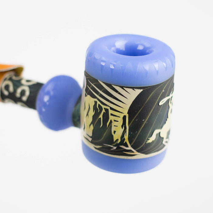 Cheech | 6" Sandblast Hand Pipe – CH-PIPE-249 (Assorted Colors) | Jupiter Grass