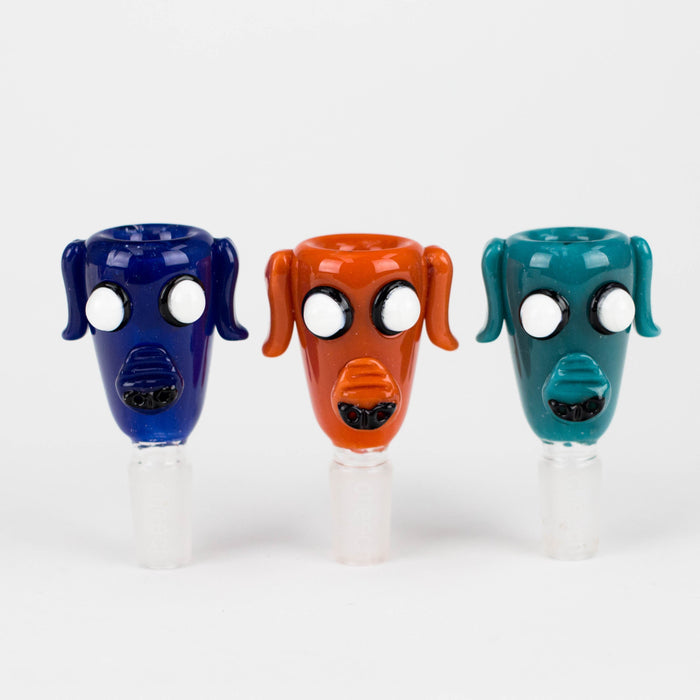 Cheech | 14mm Colourful Animal Glass Bowls with Handle – CH Bowl 110 | Jupiter Grass