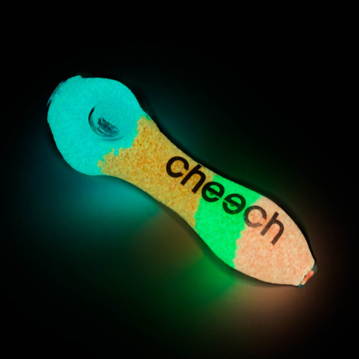 Cheech | 4.5" Glow in the Dark Hand Pipe – Assorted Colors | Jupiter Grass