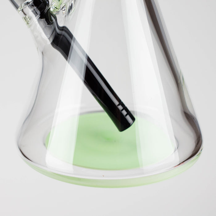 Spark  | 18" 9 mm glass water bong with thick base | Jupiter Grass