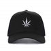 High-Crown 5-Panel Mesh Trucker Cap-Black | Jupiter Grass