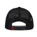 High-Crown 5-Panel Mesh Trucker Cap-Black | Jupiter Grass