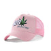 High-Crown 5-Panel “420” Embroidered Cap - Pink | Jupiter Grass