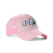 High-Crown 5-Panel “420” Embroidered Cap - Pink | Jupiter Grass