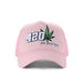 High-Crown 5-Panel “420” Embroidered Cap - Pink | Jupiter Grass