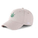 Low-Crown 6-Panel Embroidered Leaf Cap - Beige | Jupiter Grass