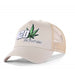 High-Crown 5-Panel “420” Embroidered Cap - Beige | Jupiter Grass