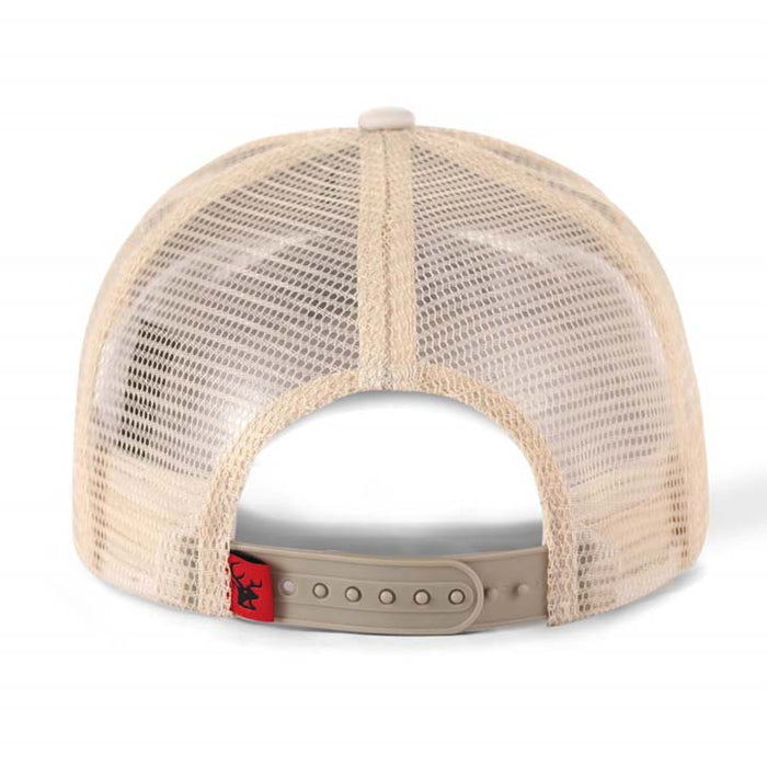 High-Crown 5-Panel “420” Embroidered Cap - Beige | Jupiter Grass