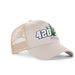High-Crown 5-Panel “420” Embroidered Cap - Beige | Jupiter Grass