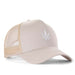 High-Crown 5-Panel Mesh Trucker Cap-Beige | Jupiter Grass