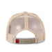High-Crown 5-Panel Mesh Trucker Cap-Beige | Jupiter Grass
