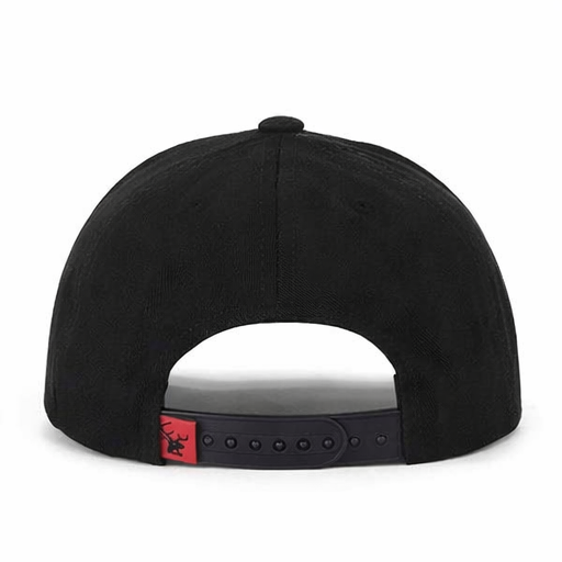 Low Crown Leaf Snapback Cap – Black | Jupiter Grass