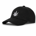 Low Crown Leaf Snapback Cap – Black | Jupiter Grass