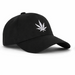 Low Crown Leaf Snapback Cap – Black | Jupiter Grass