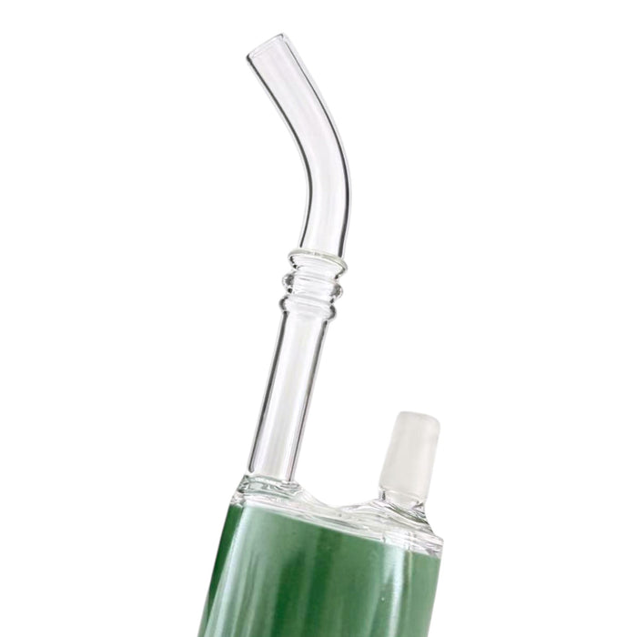 9" Mixed Glass Waterpipe with Built-In Stem – 14mm Female Bowl | Jupiter Grass