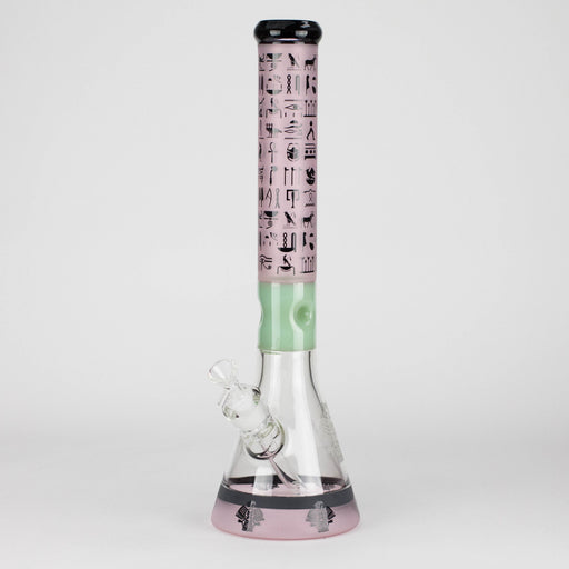 18" 7mm Glass Beaker Bong – Stone Age Design with Ice Catcher | Jupiter Grass