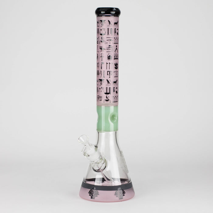18" 7mm Glass Beaker Bong – Stone Age Design with Ice Catcher | Jupiter Grass