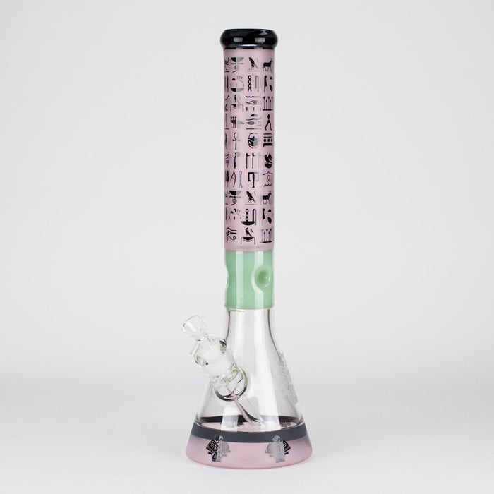 18" 7mm Glass Beaker Bong – Stone Age Design with Ice Catcher | Jupiter Grass