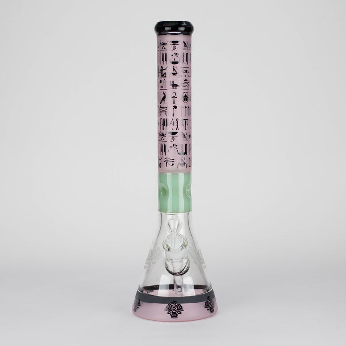 18" 7mm Glass Beaker Bong – Stone Age Design with Ice Catcher | Jupiter Grass