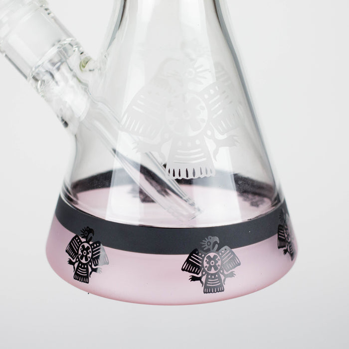 18" 7mm Glass Beaker Bong – Stone Age Design with Ice Catcher | Jupiter Grass