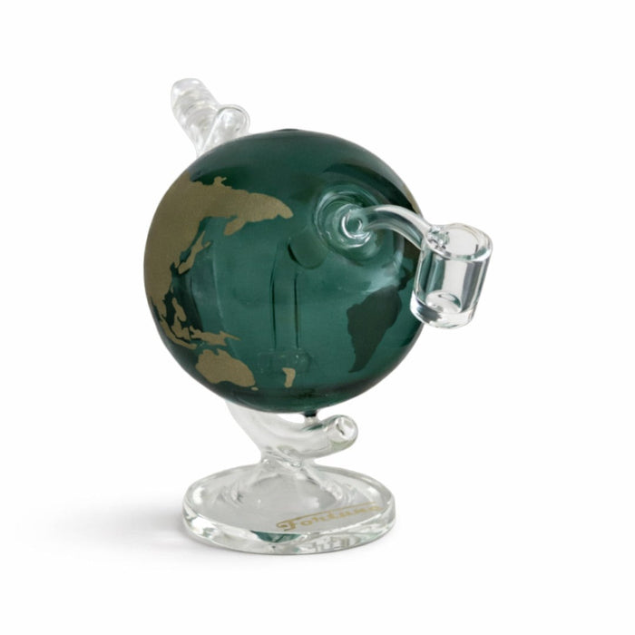 Fortune | 7.5" Globe World Map Glass Bong 14mm Joint