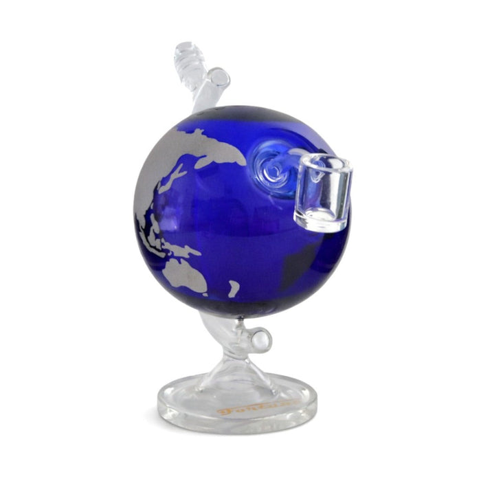 Fortune | 7.5" Globe World Map Glass Bong 14mm Joint