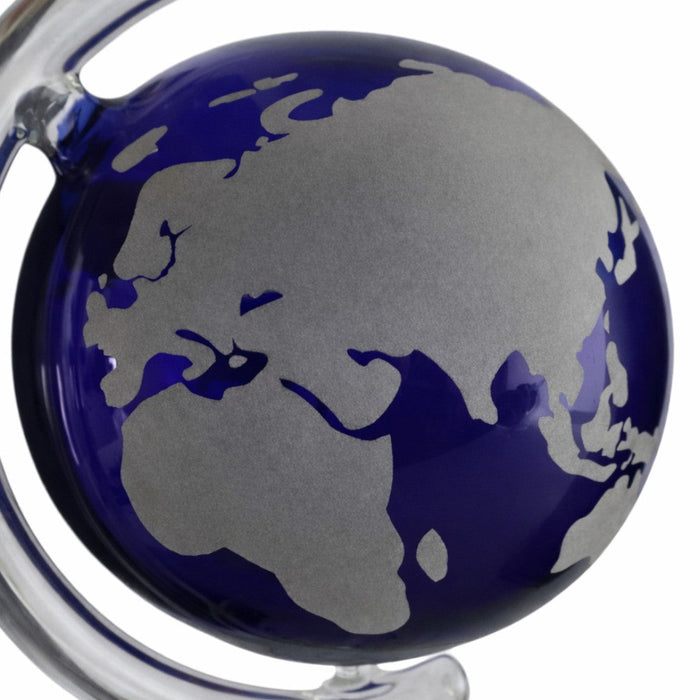 Fortune | 7.5" Globe World Map Glass Bong 14mm Joint