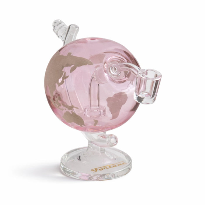 Fortune | 7.5" Globe World Map Glass Bong 14mm Joint