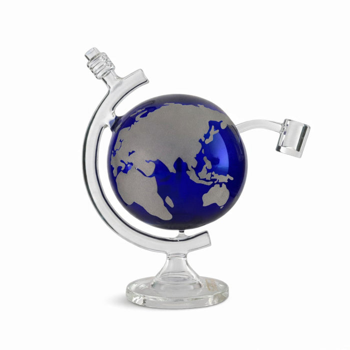 Fortune | 7.5" Globe World Map Glass Bong 14mm Joint