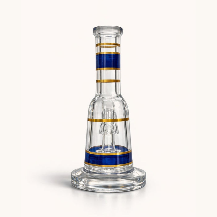 Mini Crown 6" Circ Perc Glass Bong