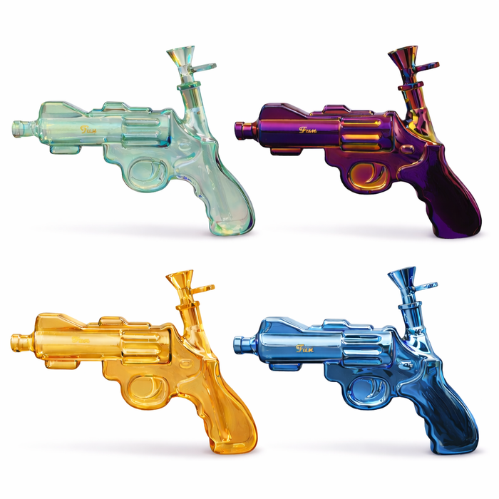 Fortune | 8" Electroplated Revolver Waterpipe
