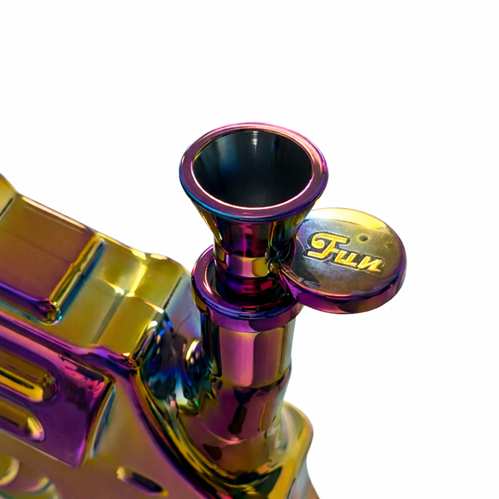 Fortune | 8" Electroplated Revolver Waterpipe