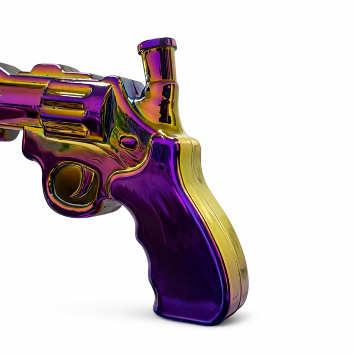 Fortune | 8" Electroplated Revolver Waterpipe
