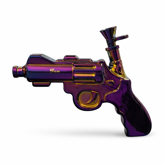 Fortune | 8" Electroplated Revolver Waterpipe
