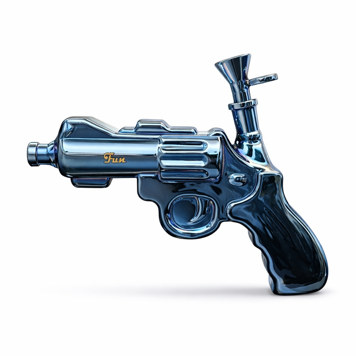 Fortune | 8" Electroplated Revolver Waterpipe