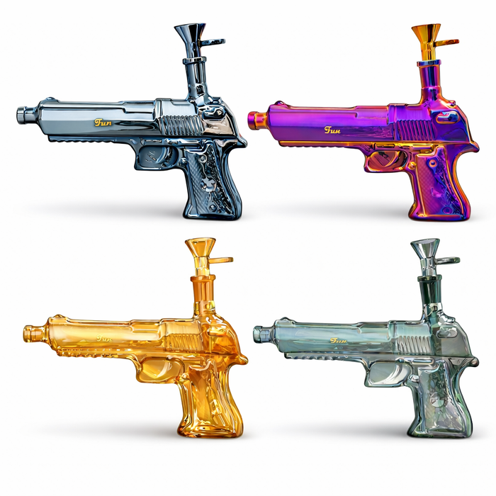 Fortune | 8" Desert Eagle Electroplated Waterpipe