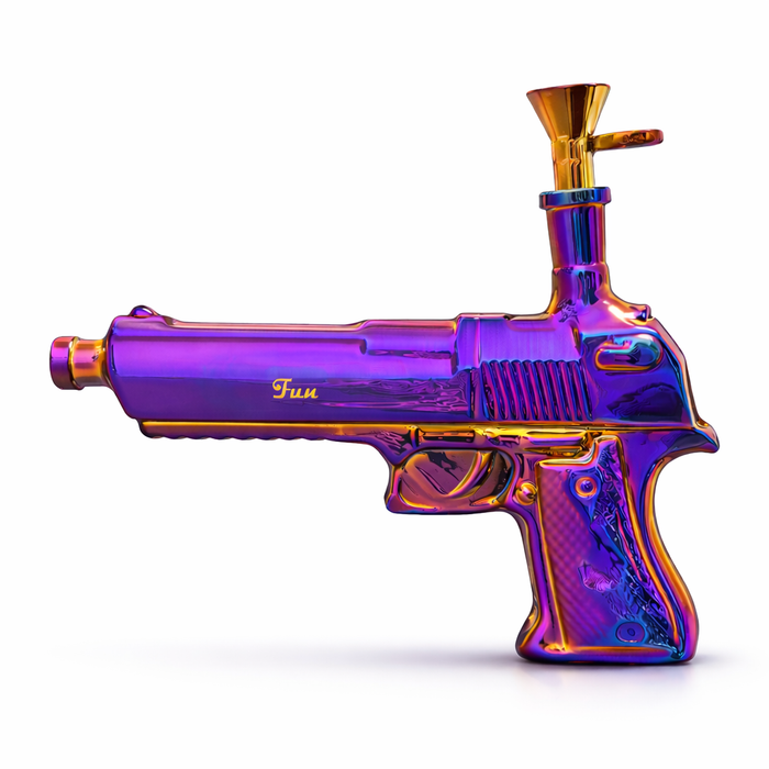 Fortune | 8" Desert Eagle Electroplated Waterpipe