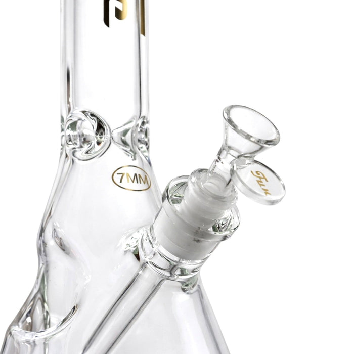 Fortune | 18" Beaker Bong 7mm w/ Lighter Holder