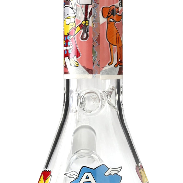 Chaos Collage 10" Graphic Beaker Bong