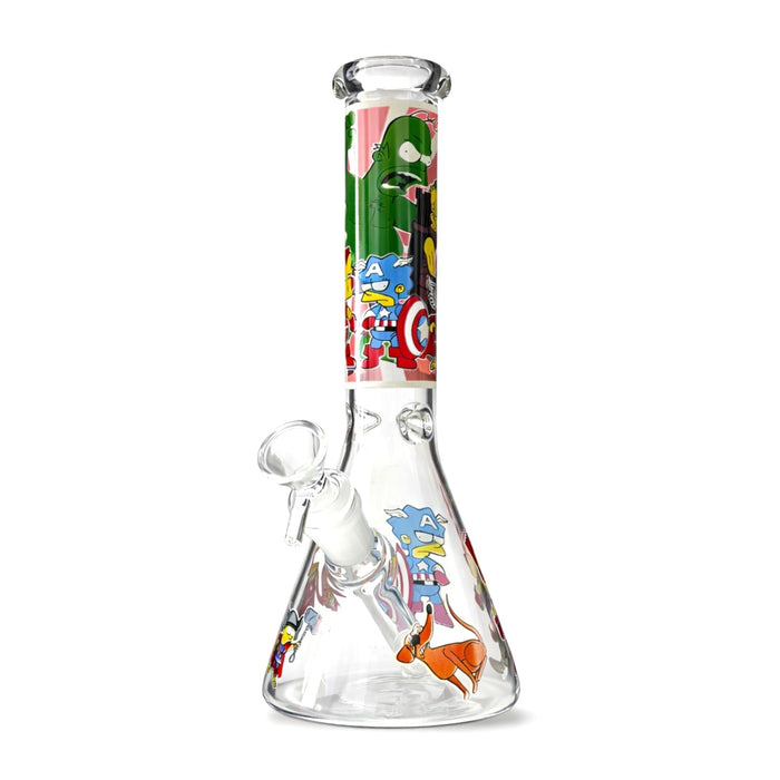 Chaos Collage 10" Graphic Beaker Bong