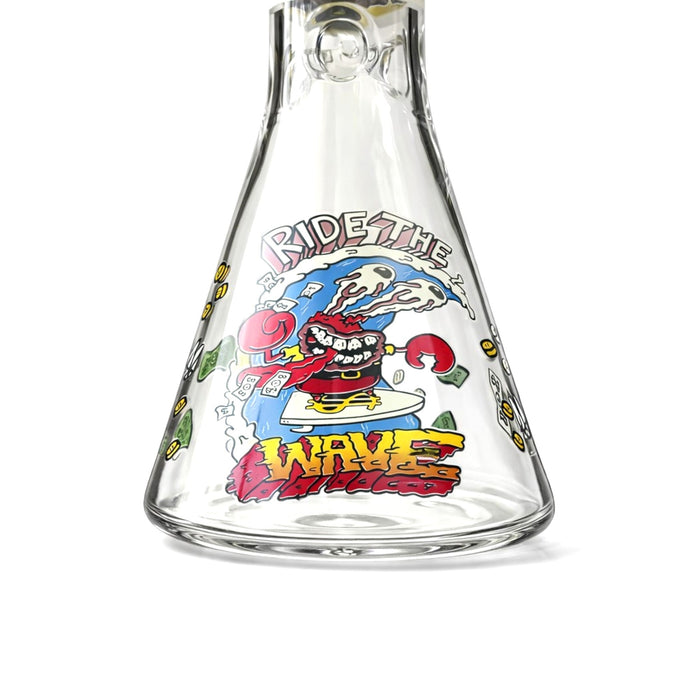 Chaos Collage 10" Graphic Beaker Bong